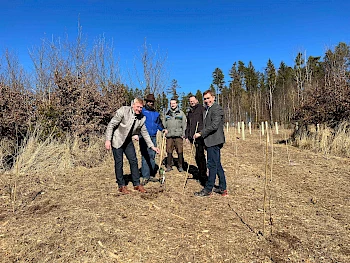 17.800 Bäume für VR-Bank Wald in Parnkofen