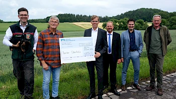 Wiederaufforstung im Revier Oberholz