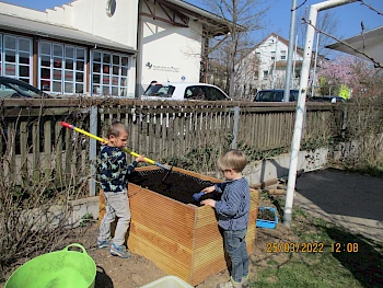 Sozialprojekt Garten³ | Evangelisch-Katholischen Kindertagesstätte Zazenhausen
