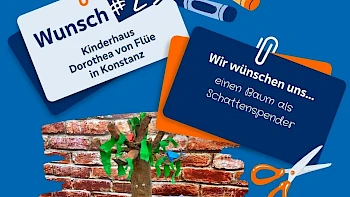 Ein Baum als Schattenspender
